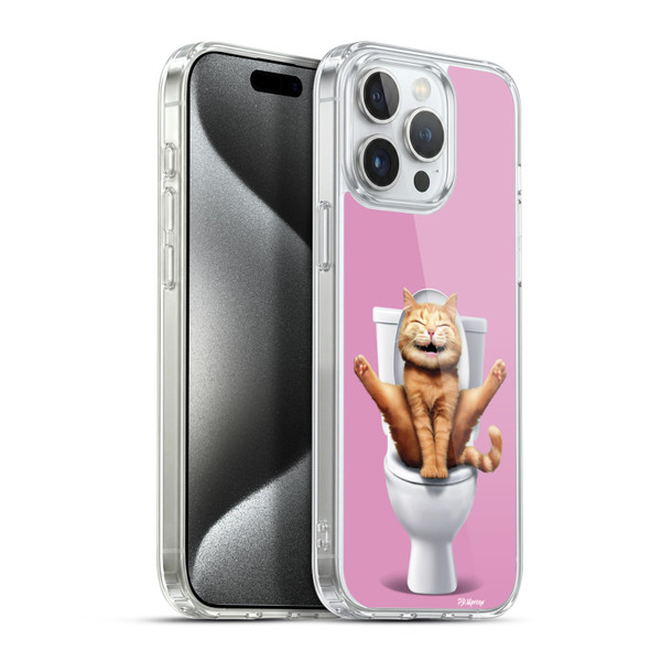 P.D. Moreno Furry Fun Artwork Cat Soft Gel Case for Apple iPhone 15 Pro Max & MagSafe