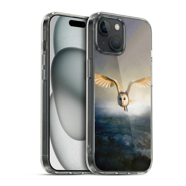 Simone Gatterwe Animals 2 Barn Owl Soft Gel Case for Apple iPhone 15 & MagSafe