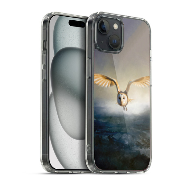 Simone Gatterwe Animals 2 Barn Owl Soft Gel Case for Apple iPhone 15 Plus & MagSafe