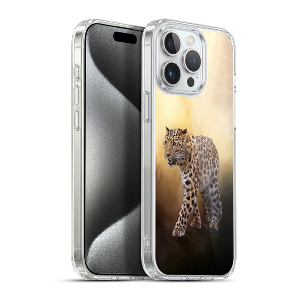 Simone Gatterwe Animals 2 Amur Leopard Soft Gel Case for Apple iPhone 15 Pro Max & MagSafe