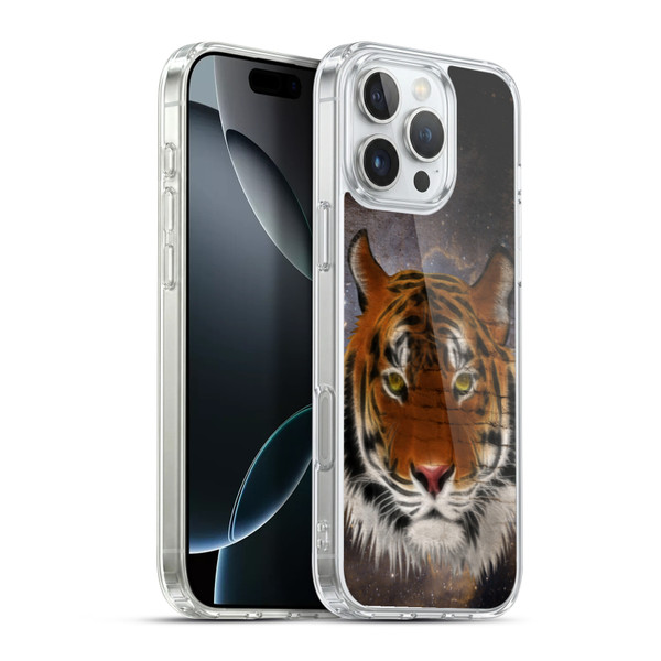 Simone Gatterwe Animals 2 Abstract Tiger Soft Gel Case for Apple iPhone 16 Pro Max & MagSafe