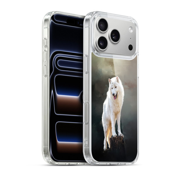 Simone Gatterwe Animals 2 Arctic Wolf Soft Gel Case for Apple iPhone 17 Pro Max