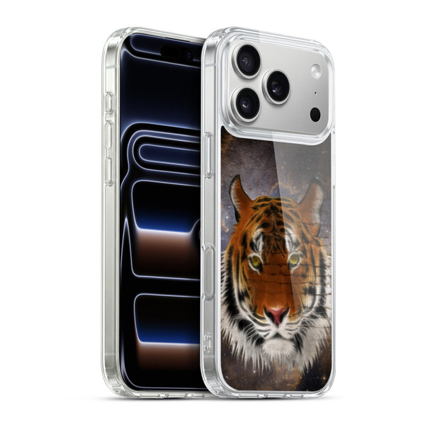 Simone Gatterwe Animals 2 Abstract Tiger Soft Gel Case for Apple iPhone 17 Pro Max