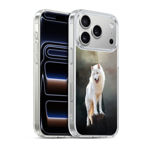 Simone Gatterwe Animals 2 Arctic Wolf Soft Gel Case for Apple iPhone 17 Pro