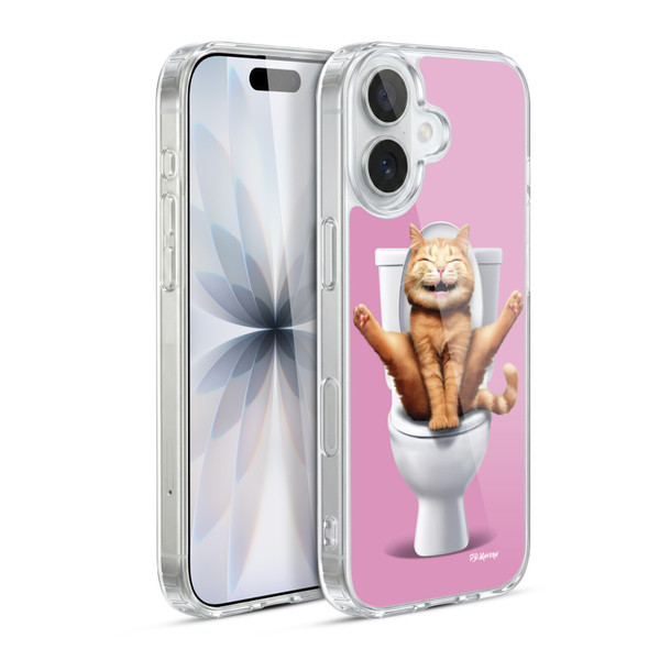 P.D. Moreno Furry Fun Artwork Cat Soft Gel Case for Apple iPhone 17