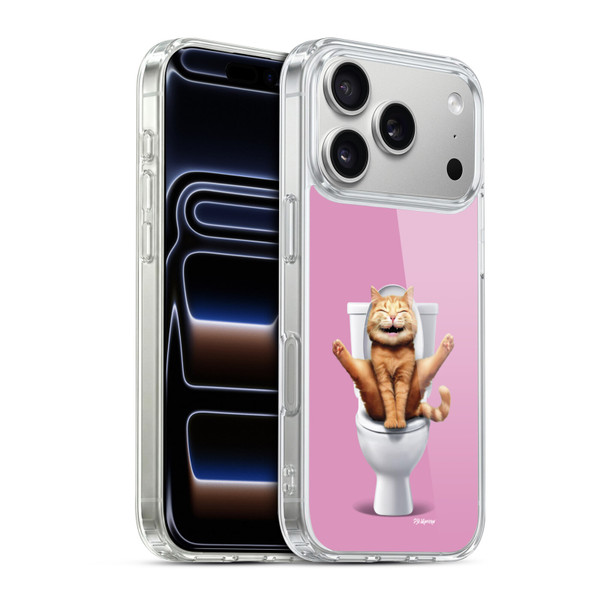 P.D. Moreno Furry Fun Artwork Cat Soft Gel Case for Apple iPhone 17 Pro