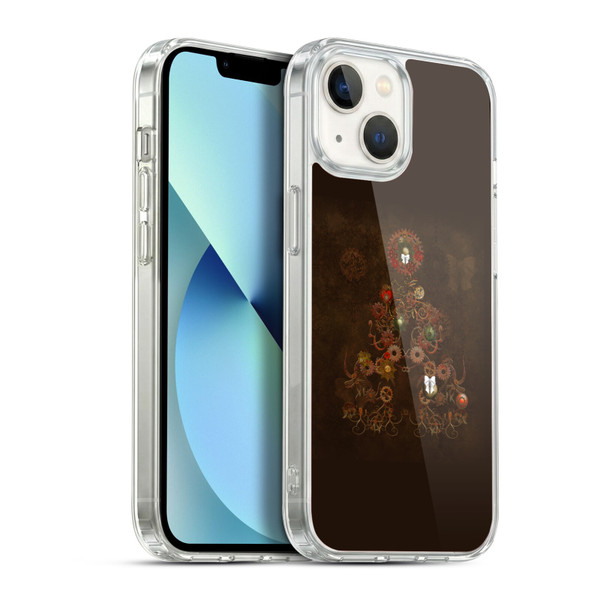 Simone Gatterwe Vintage And Steampunk Christmas Soft Gel Case for Apple iPhone 13