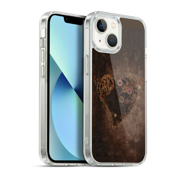 Simone Gatterwe Vintage And Steampunk Thy Heart Soft Gel Case for Apple iPhone 13