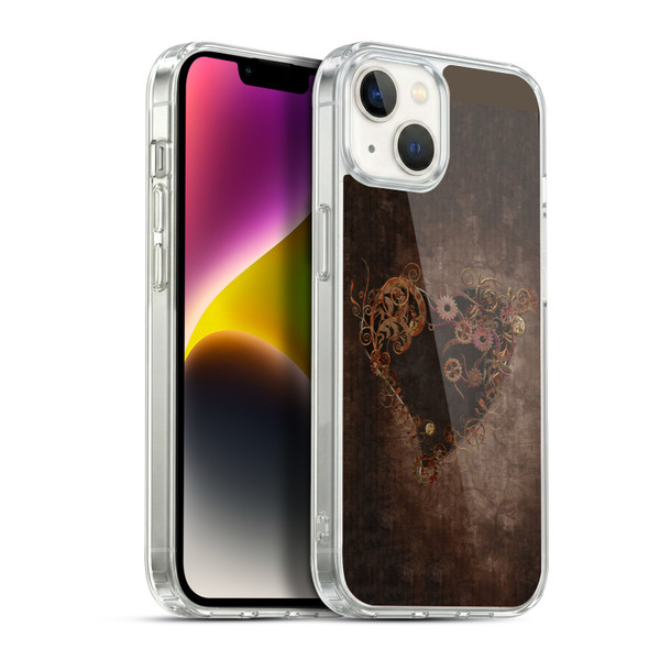 Simone Gatterwe Vintage And Steampunk Thy Heart Soft Gel Case for Apple iPhone 14 Plus & MagSafe