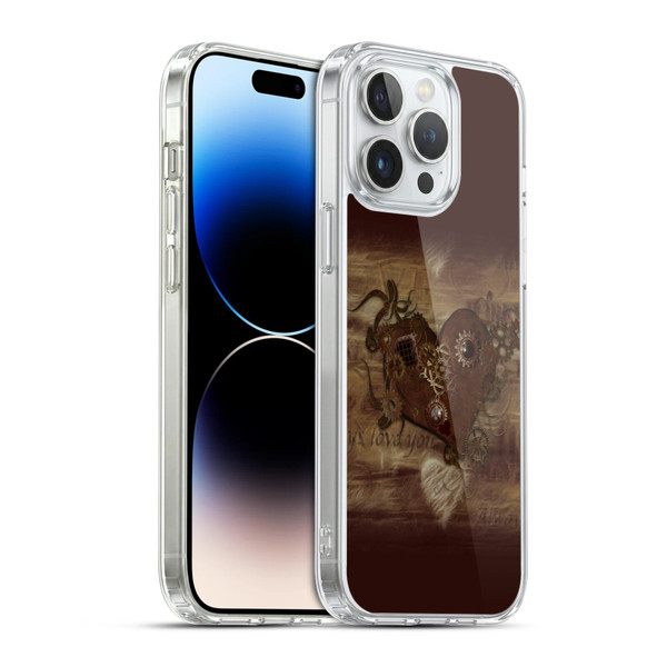 Simone Gatterwe Vintage And Steampunk Love Soft Gel Case for Apple iPhone 14 Pro Max & MagSafe