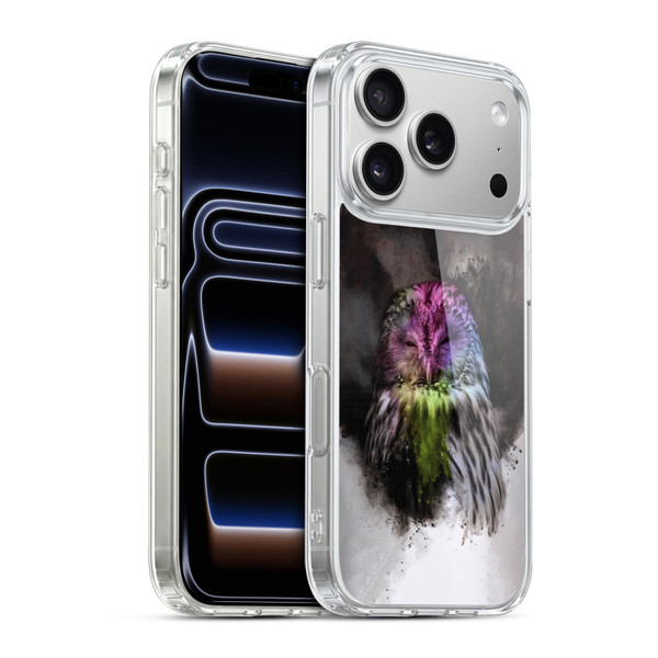 Simone Gatterwe Vintage And Steampunk Mr. Owl Soft Gel Case for Apple iPhone 17 Pro