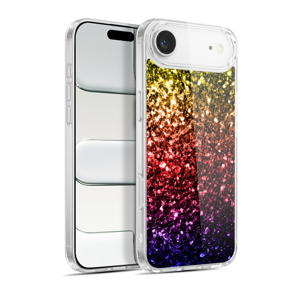 PLdesign Glitter Sparkles Rainbow Soft Gel Case for Apple iPhone 17 Air