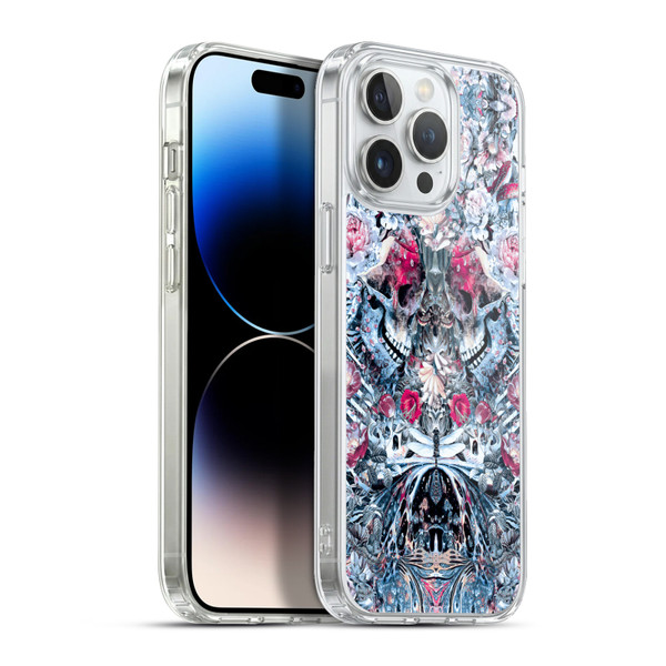 Riza Peker Skulls 9 Twin Skull Soft Gel Case for Apple iPhone 13 Pro Max & MagSafe
