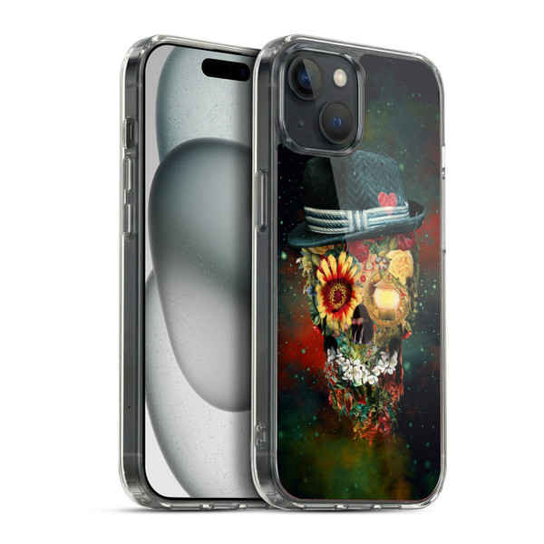 Riza Peker Skulls 9 Skull Lover Soft Gel Case for Apple iPhone 15 Plus & MagSafe
