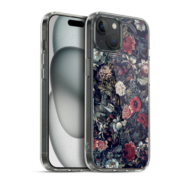 Riza Peker Skulls 9 Skeleton Zone Soft Gel Case for Apple iPhone 15 Plus & MagSafe