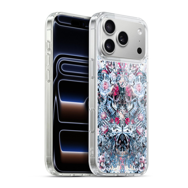 Riza Peker Skulls 9 Twin Skull Soft Gel Case for Apple iPhone 17 Pro Max