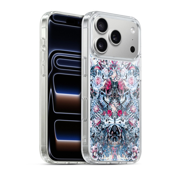 Riza Peker Skulls 9 Twin Skull Soft Gel Case for Apple iPhone 17 Pro