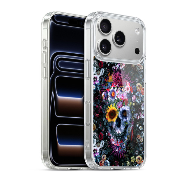 Riza Peker Skulls 9 Skull Soft Gel Case for Apple iPhone 17 Pro