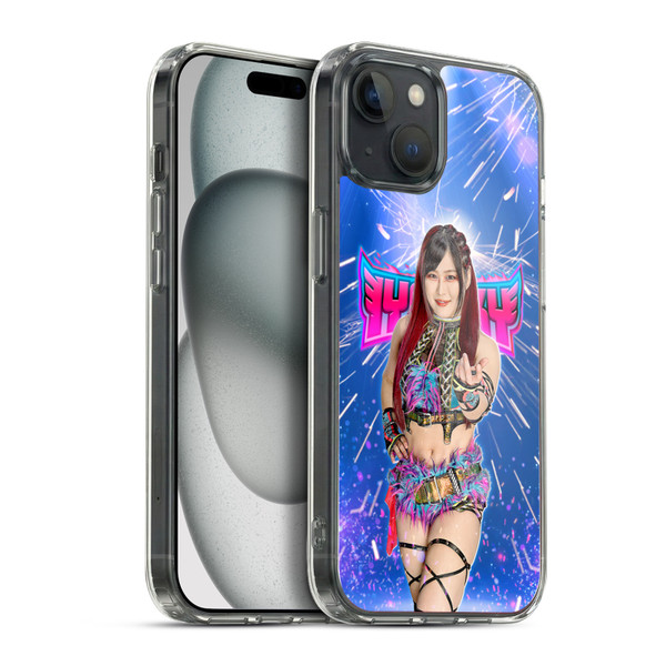 WWE Iyo Sky Portrait Soft Gel Case for Apple iPhone 15 Plus & MagSafe