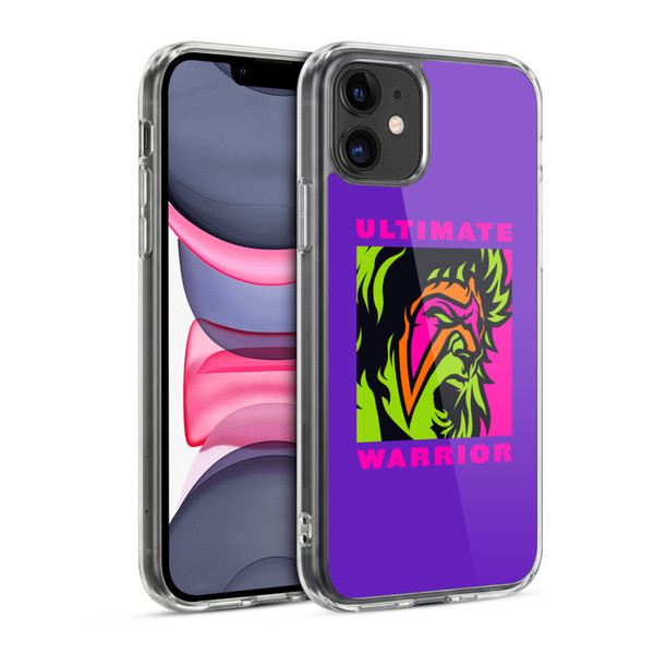 WWE The Ultimate Warrior Illustrated Soft Gel Case for Apple iPhone 11