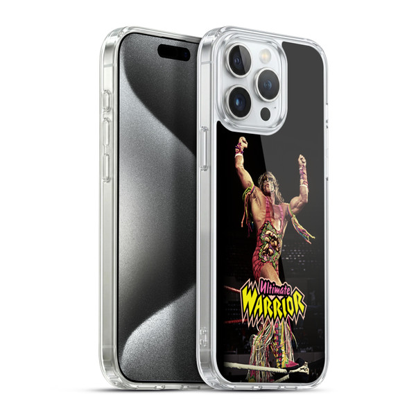 WWE The Ultimate Warrior Corner Ring Soft Gel Case for Apple iPhone 15 Pro Max & MagSafe