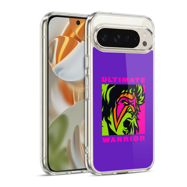 WWE The Ultimate Warrior Illustrated Soft Gel Case for Google Pixel 9 / Pixel 9 Pro