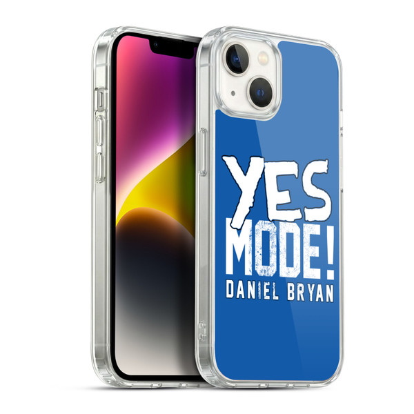WWE Superstars 9 Daniel Bryan Yes Mode Soft Gel Case for Apple iPhone 14 Plus & MagSafe