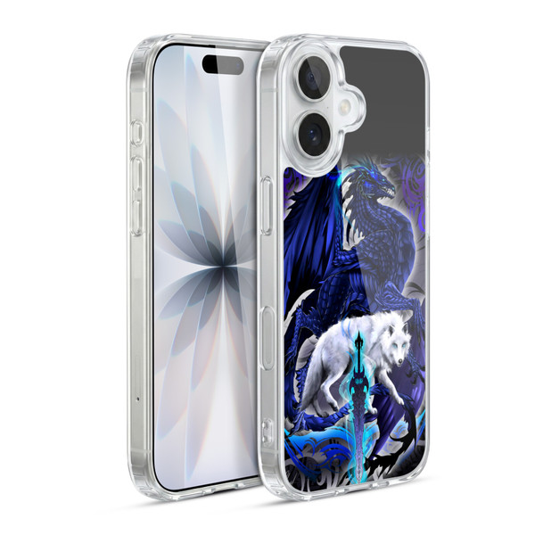 Ruth Thompson Dragons with Swords Alpha Blade & Fantasy Wolf Soft Gel Case for Apple iPhone 17