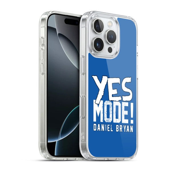 WWE Superstars 9 Daniel Bryan Yes Mode Soft Gel Case for Apple iPhone 16 Pro & MagSafe