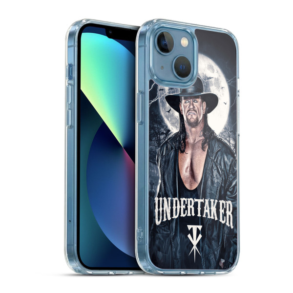WWE Undertaker Graphics The Undertaker Soft Gel Case for Apple iPhone 13 Mini & MagSafe