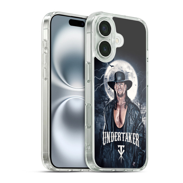WWE Undertaker Graphics The Undertaker Soft Gel Case for Apple iPhone 16 & MagSafe