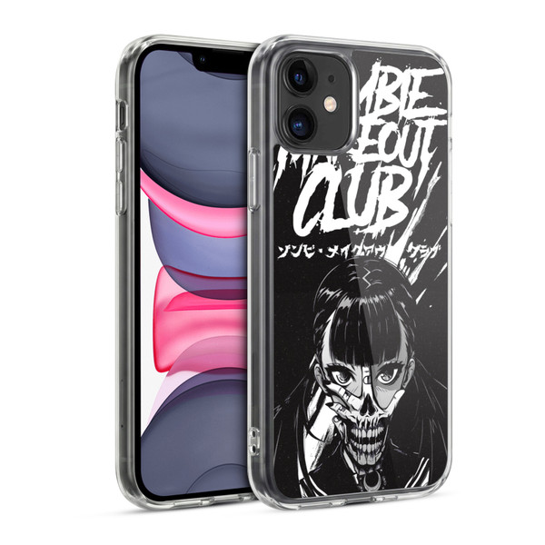Zombie Makeout Club Art Face Off Soft Gel Case for Apple iPhone 11