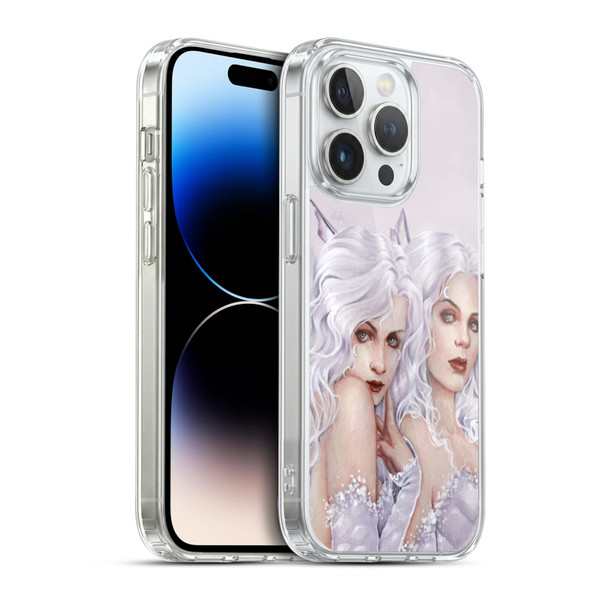 Selina Fenech Fairies Silver Sisters Soft Gel Case for Apple iPhone 14 Pro & MagSafe
