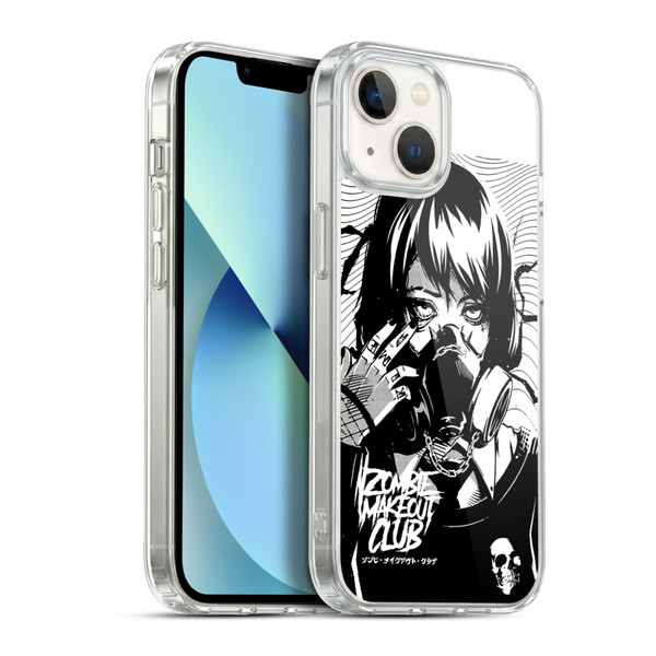 Zombie Makeout Club Art Facepiece Soft Gel Case for Apple iPhone 13