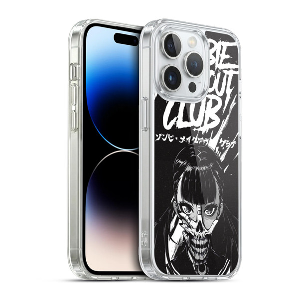 Zombie Makeout Club Art Face Off Soft Gel Case for Apple iPhone 13 Pro & MagSafe