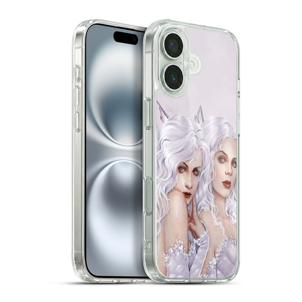 Selina Fenech Fairies Silver Sisters Soft Gel Case for Apple iPhone 16 Plus & MagSafe