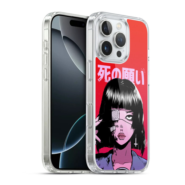Zombie Makeout Club Art Eye Patch Soft Gel Case for Apple iPhone 16 Pro & MagSafe