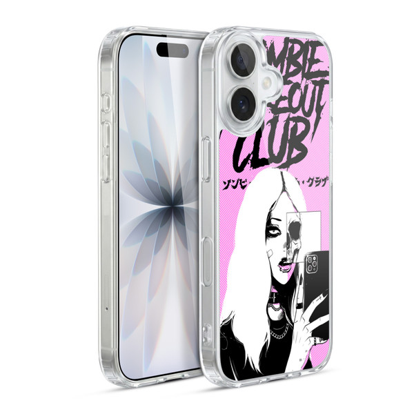 Zombie Makeout Club Art Selfie Skull Soft Gel Case for Apple iPhone 17