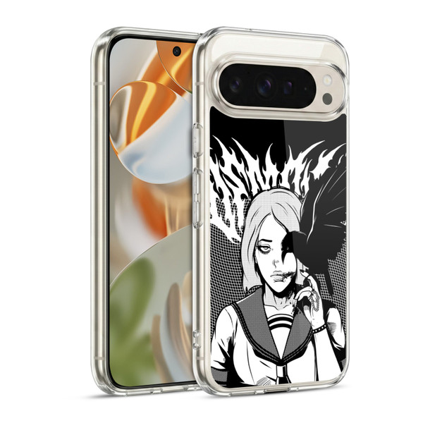 Zombie Makeout Club Art Crow Soft Gel Case for Google Pixel 9 / Pixel 9 Pro