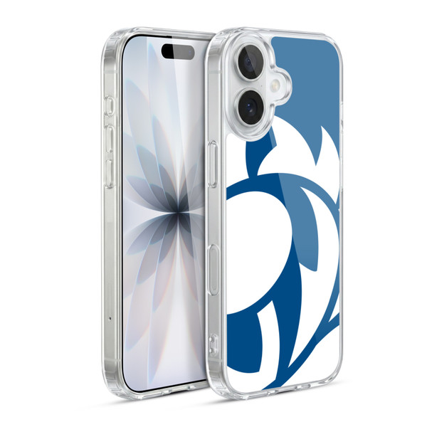 Scotland Rugby Oversized Thistle Saltire Blue Soft Gel Case for Apple iPhone 17