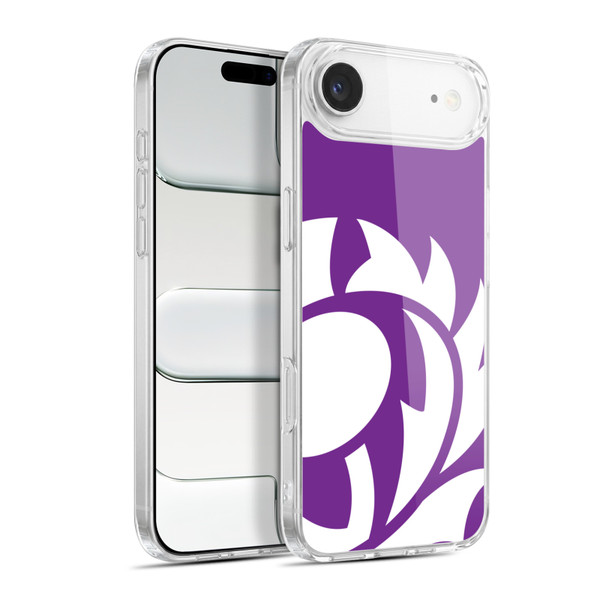 Scotland Rugby Oversized Thistle Purple Heather Soft Gel Case for Apple iPhone 17 Air