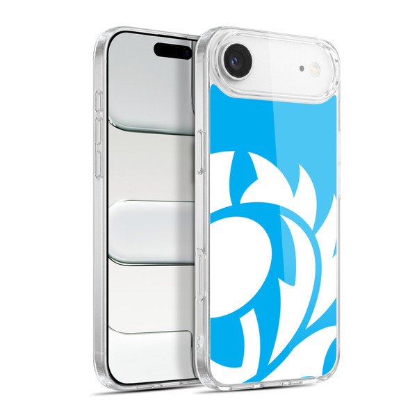 Scotland Rugby Oversized Thistle Sky Blue Soft Gel Case for Apple iPhone 17 Air