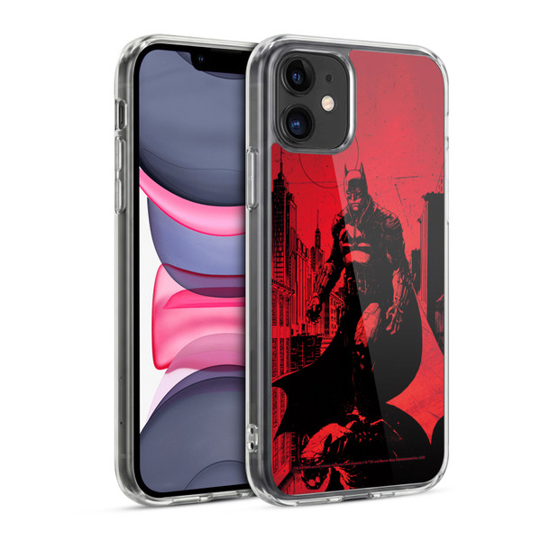 The Batman Neo-Noir Graphics Teaser Poster Soft Gel Case for Apple iPhone 11