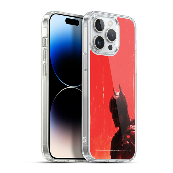 The Batman Neo-Noir Graphics Rain Soft Gel Case for Apple iPhone 13 Pro Max & MagSafe