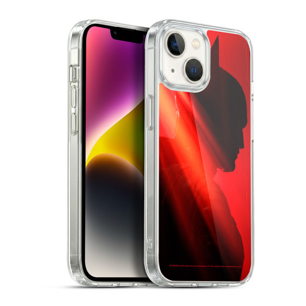 The Batman Neo-Noir Graphics Silhouette Soft Gel Case for Apple iPhone 14
