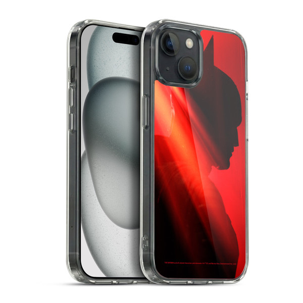 The Batman Neo-Noir Graphics Silhouette Soft Gel Case for Apple iPhone 15 Plus & MagSafe