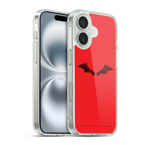 The Batman Neo-Noir Graphics Logo Soft Gel Case for Apple iPhone 16 & MagSafe