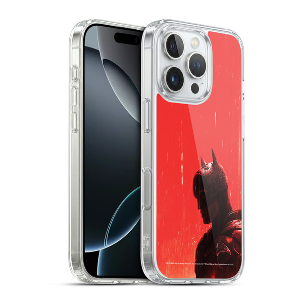 The Batman Neo-Noir Graphics Rain Soft Gel Case for Apple iPhone 16 Pro & MagSafe