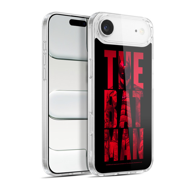 The Batman Neo-Noir Graphics Typography Soft Gel Case for Apple iPhone 17 Air