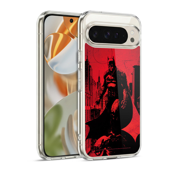 The Batman Neo-Noir Graphics Teaser Poster Soft Gel Case for Google Pixel 9 / Pixel 9 Pro